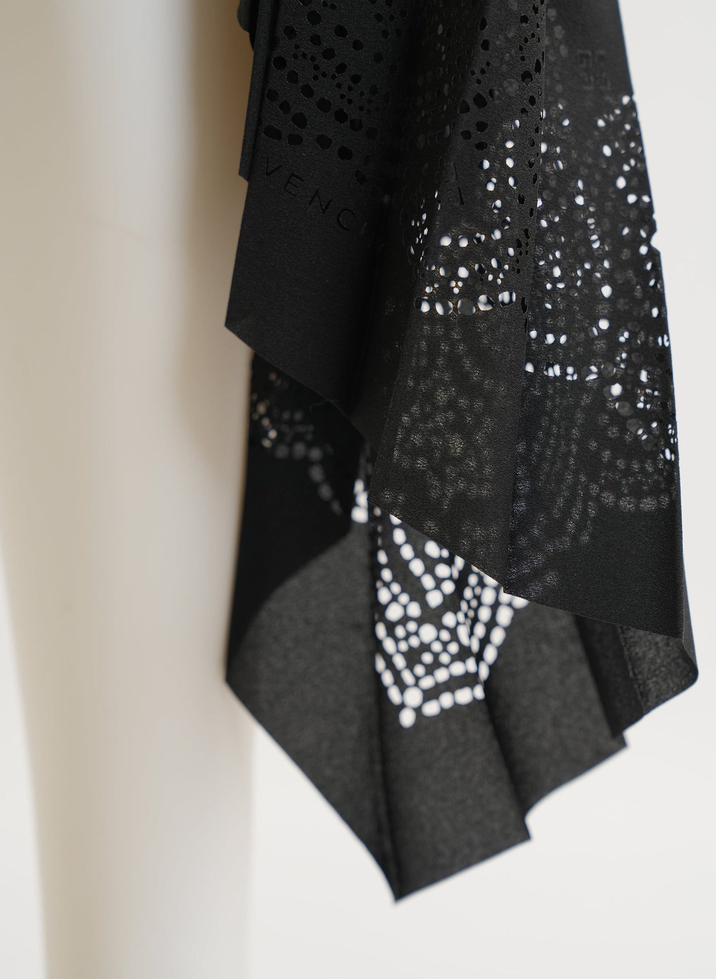 Givenchy Black Pleated Skirt