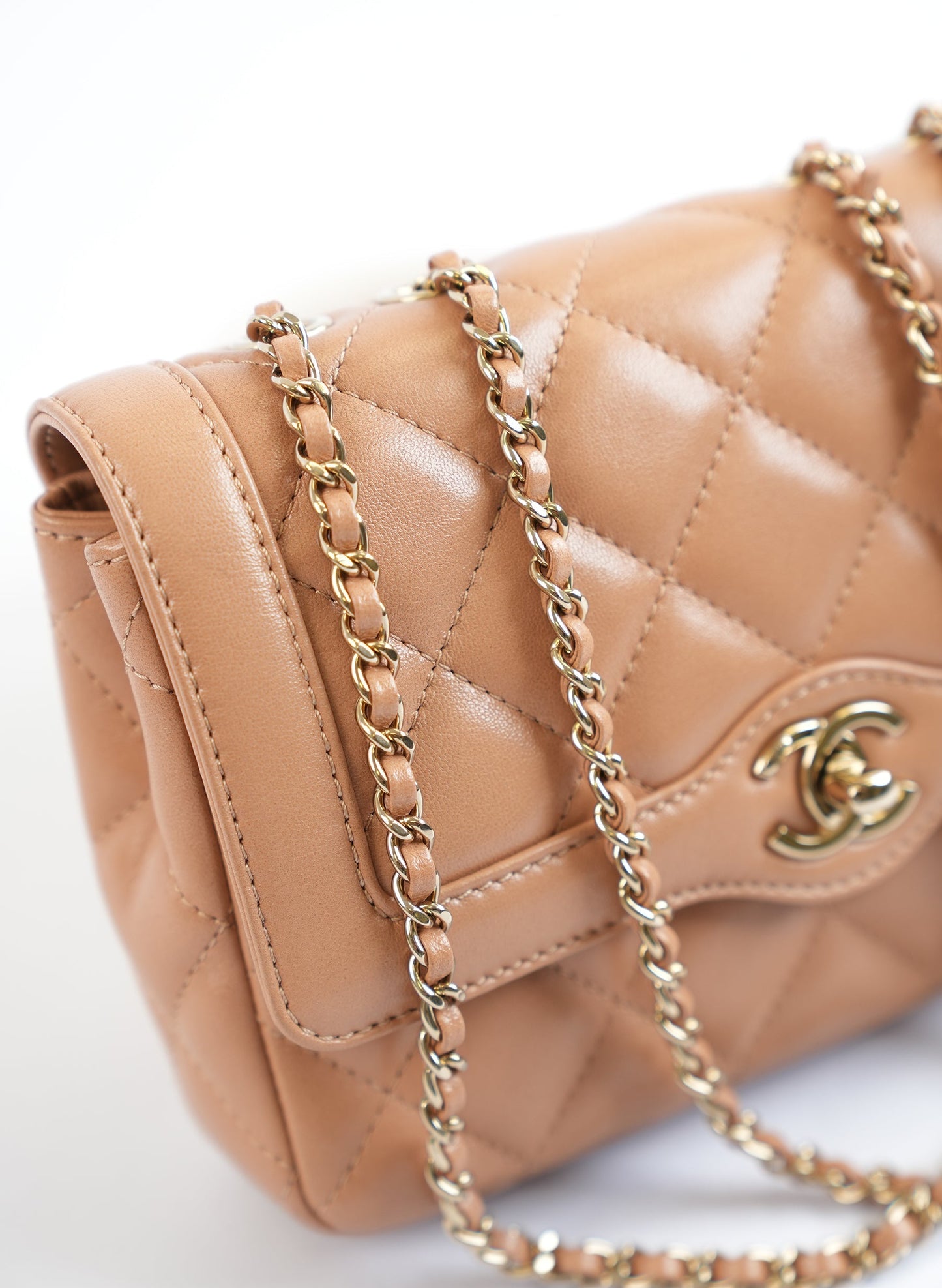 Chanel Calfskin Quilted Flap Bag