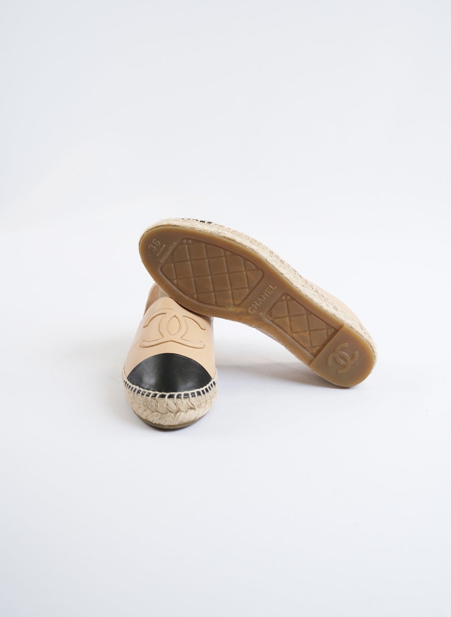 Chanel CC Logo Espadrilles