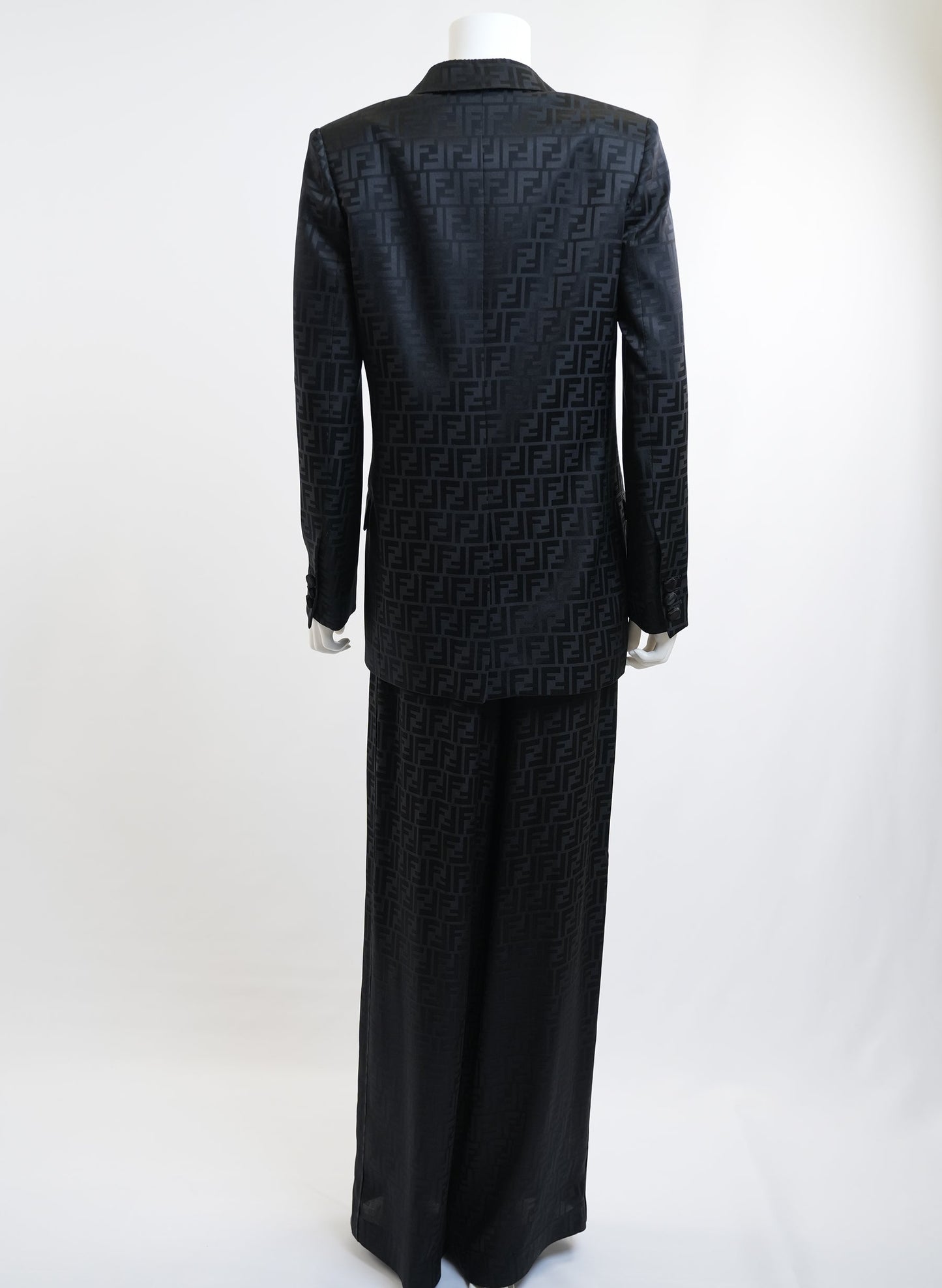 Fendi Monogram Printed Two Piece Suit
