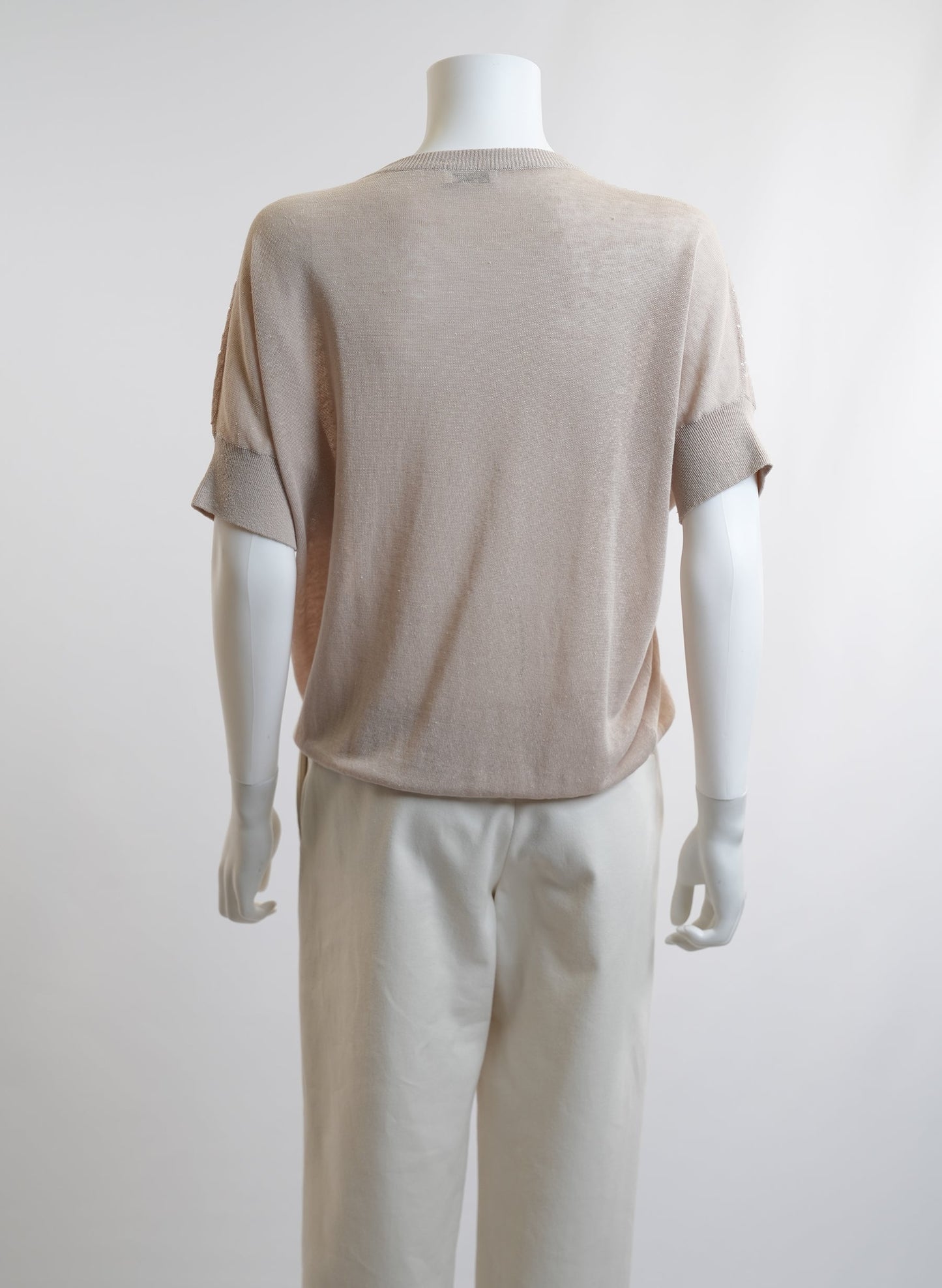 Brunello Cucinelli Beige Sweater Top