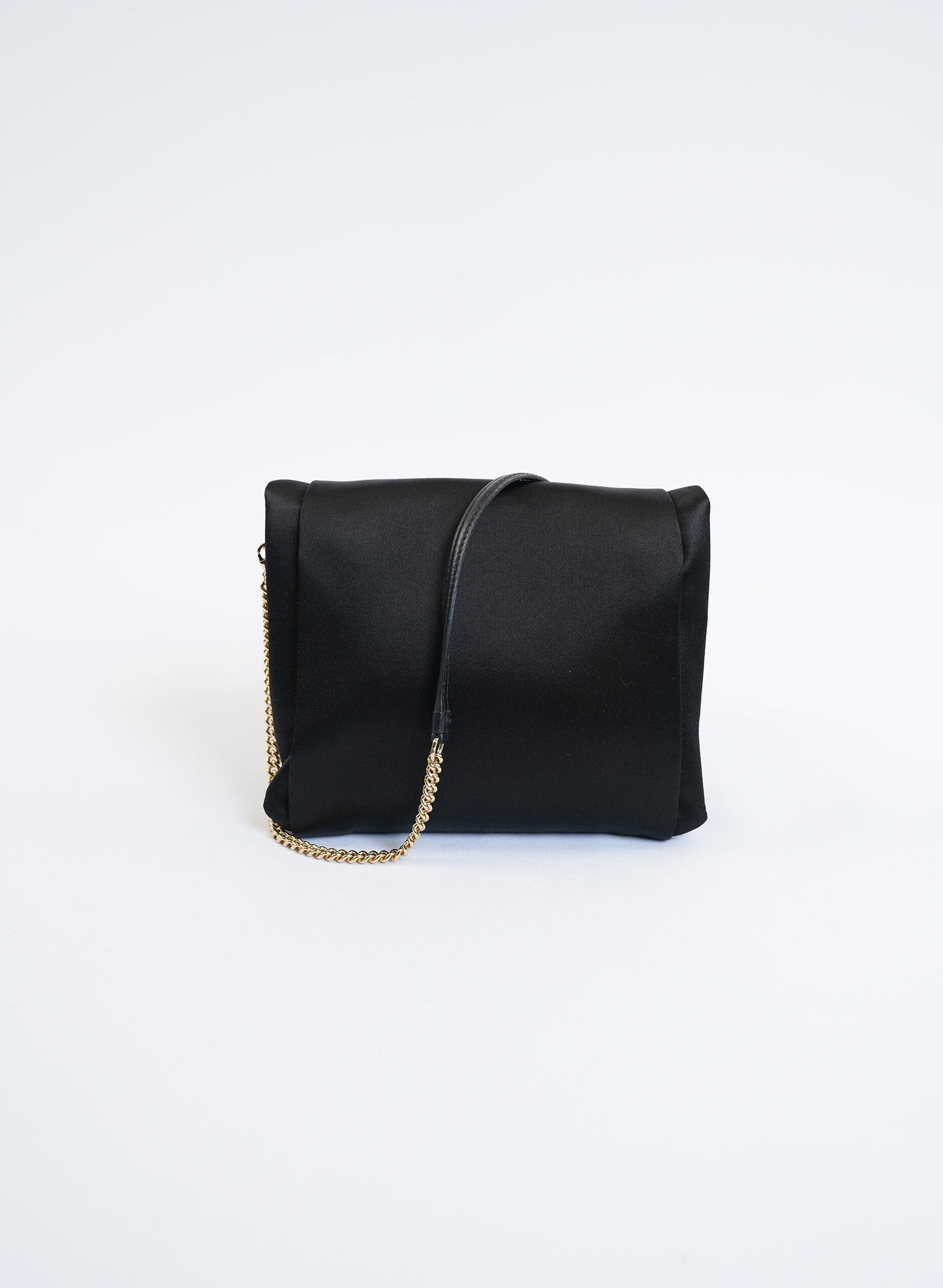 Salvatore Ferragamo Black Cluch On Chain