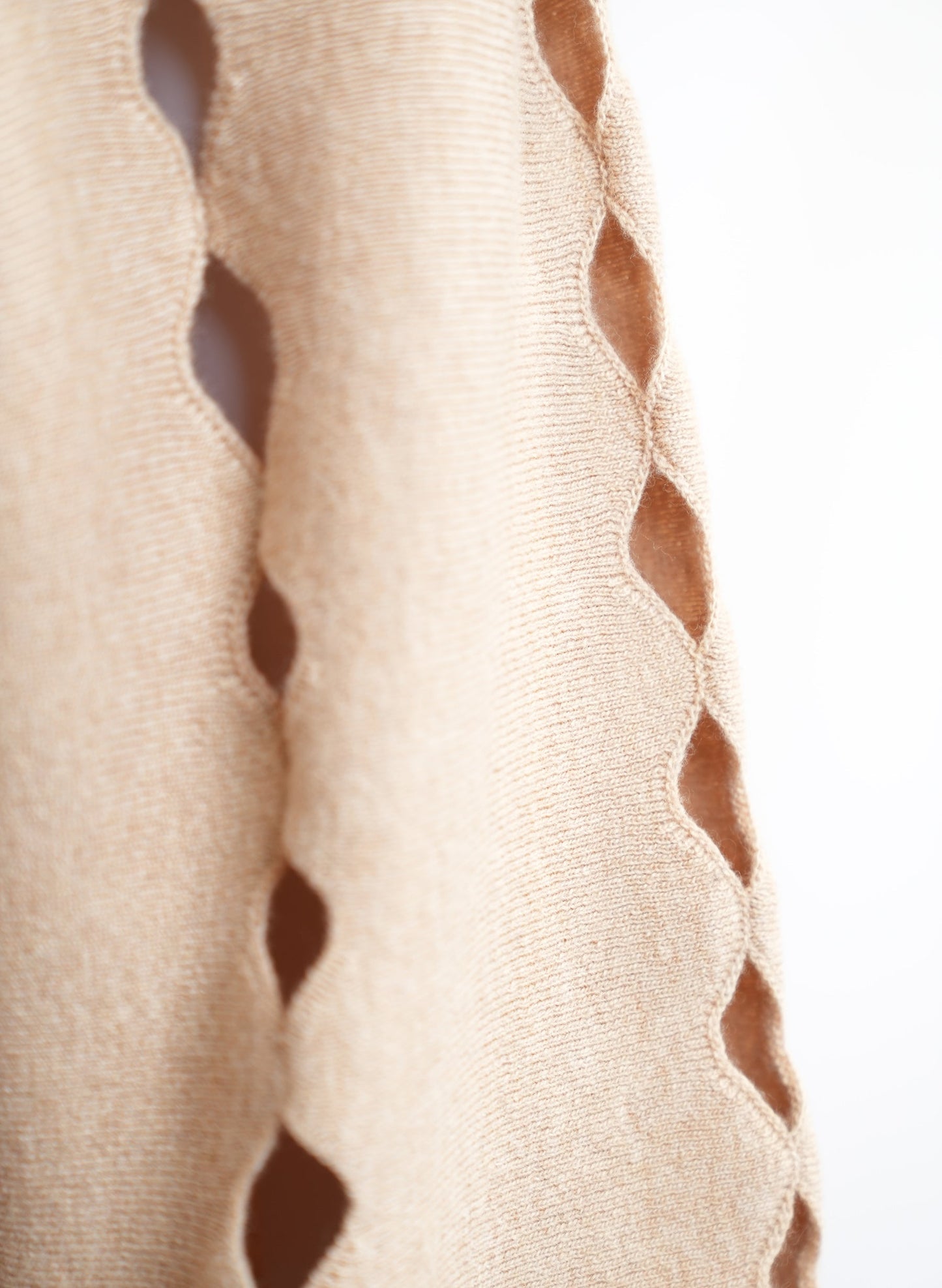 Chloe Brown Cut Out Sweater