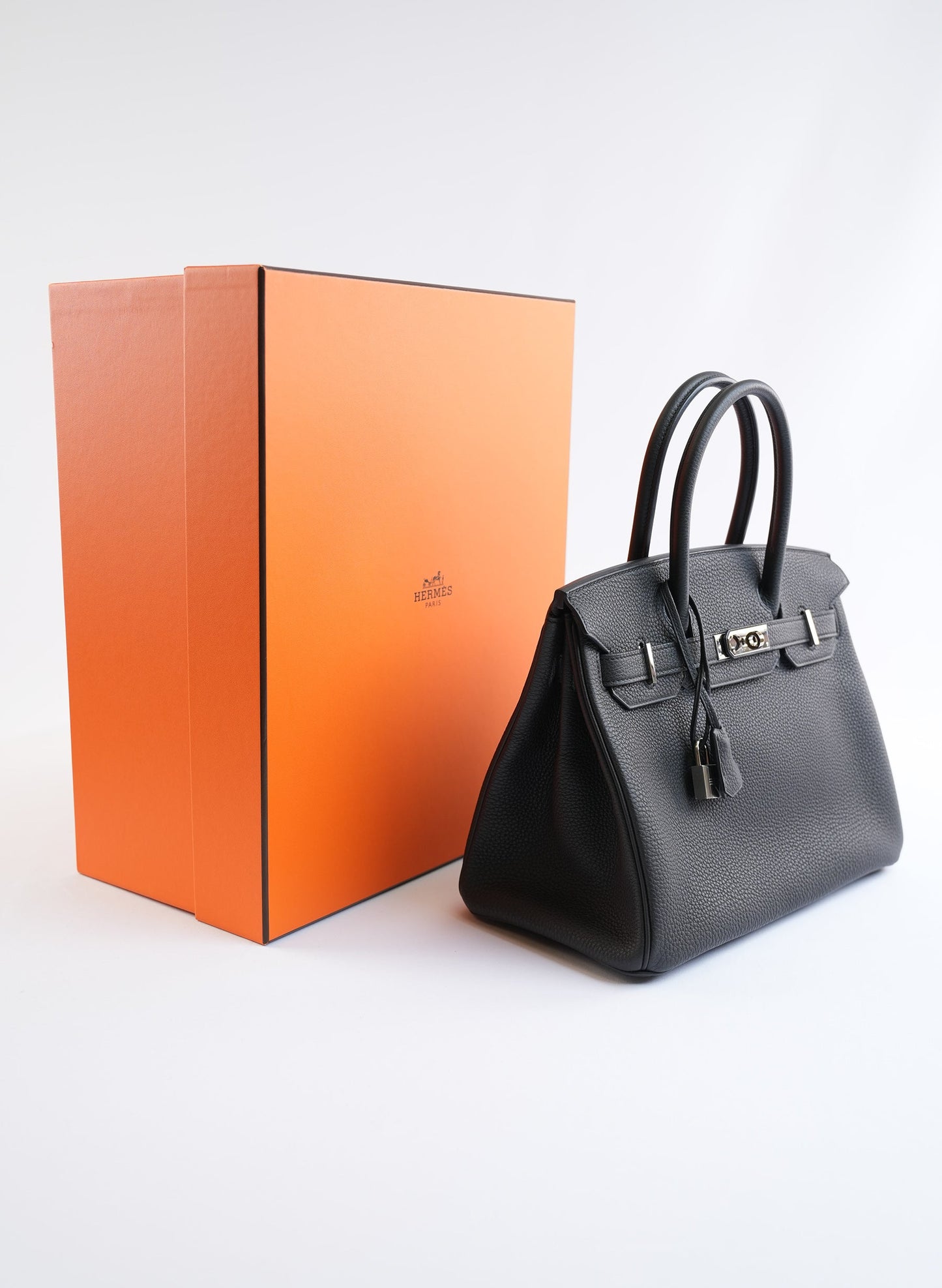 Hermes Birkin 30 Palladium Plated Hardware