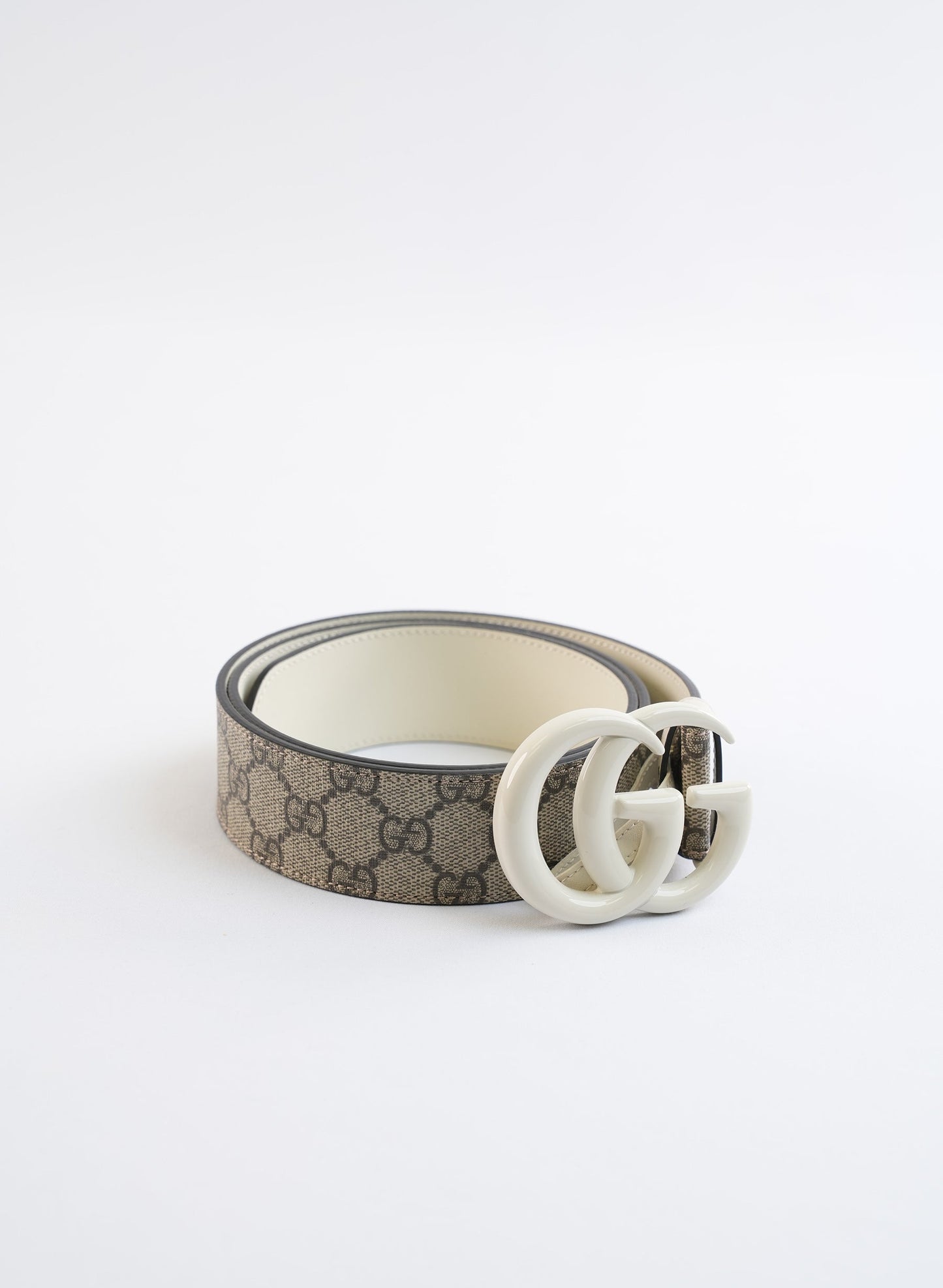 Gucci Canvas Monogram Print Belt