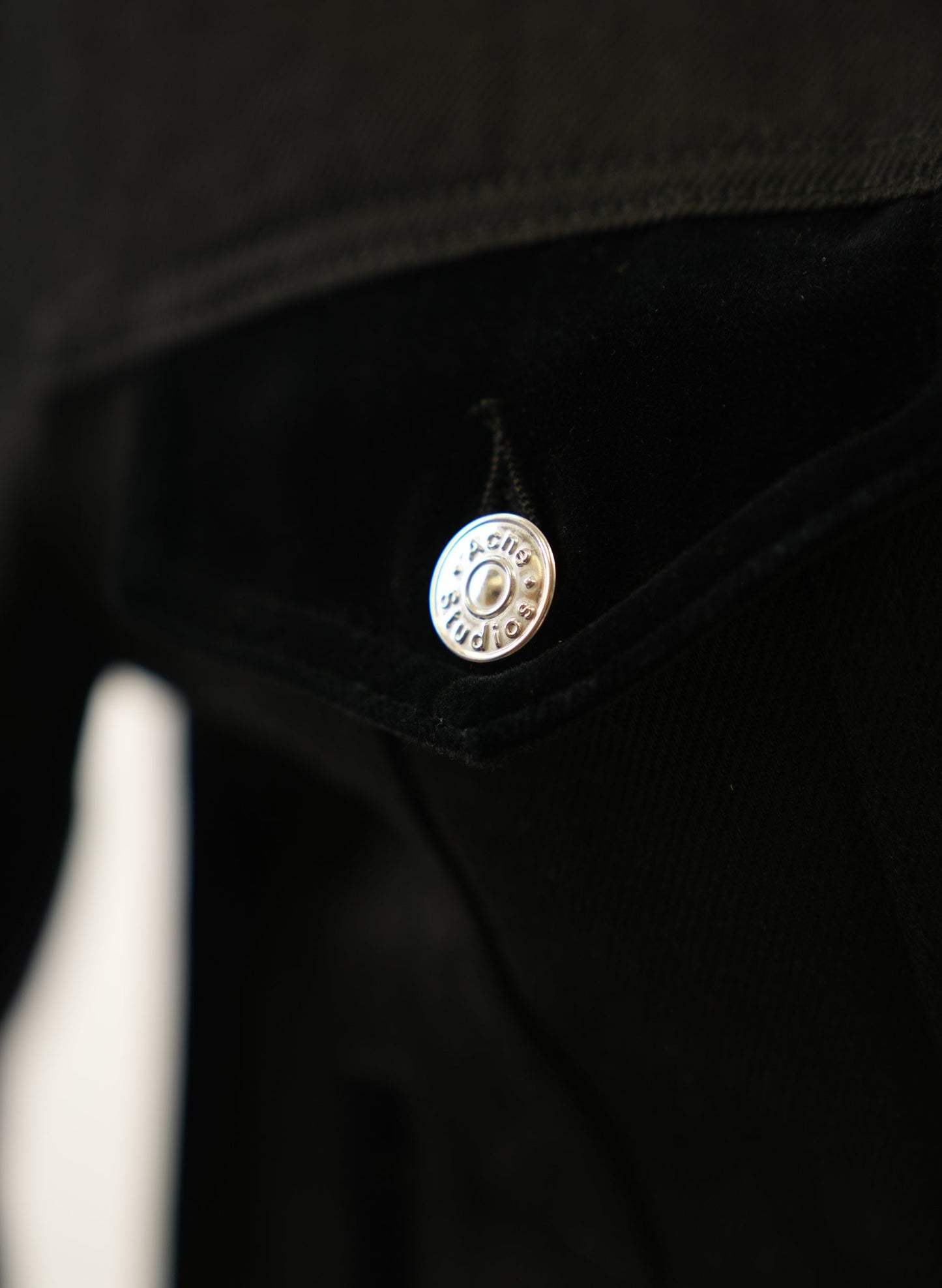 Acne Studio Black Denim Jacket