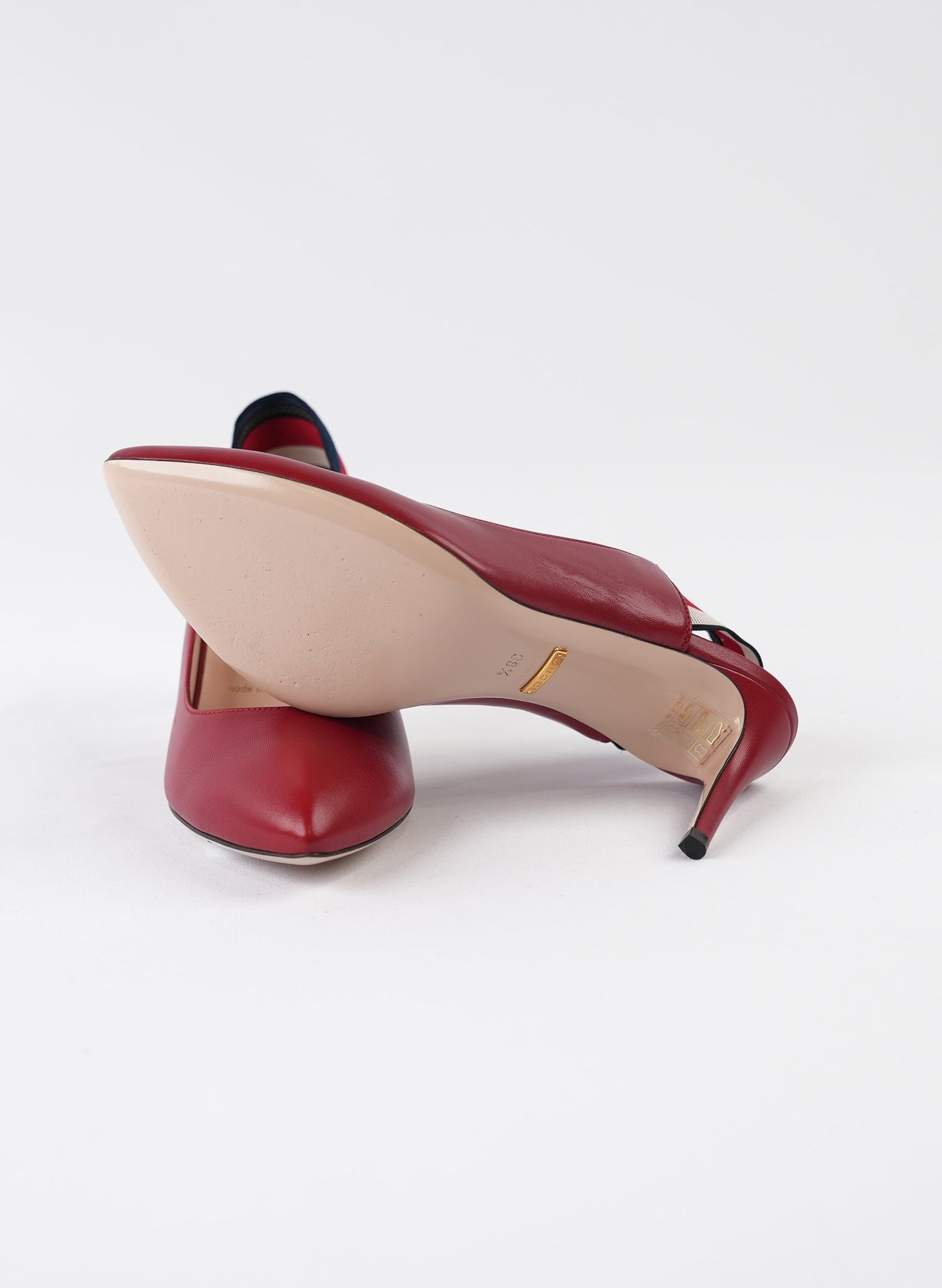 Gucci Sylvie Slingback Pumps