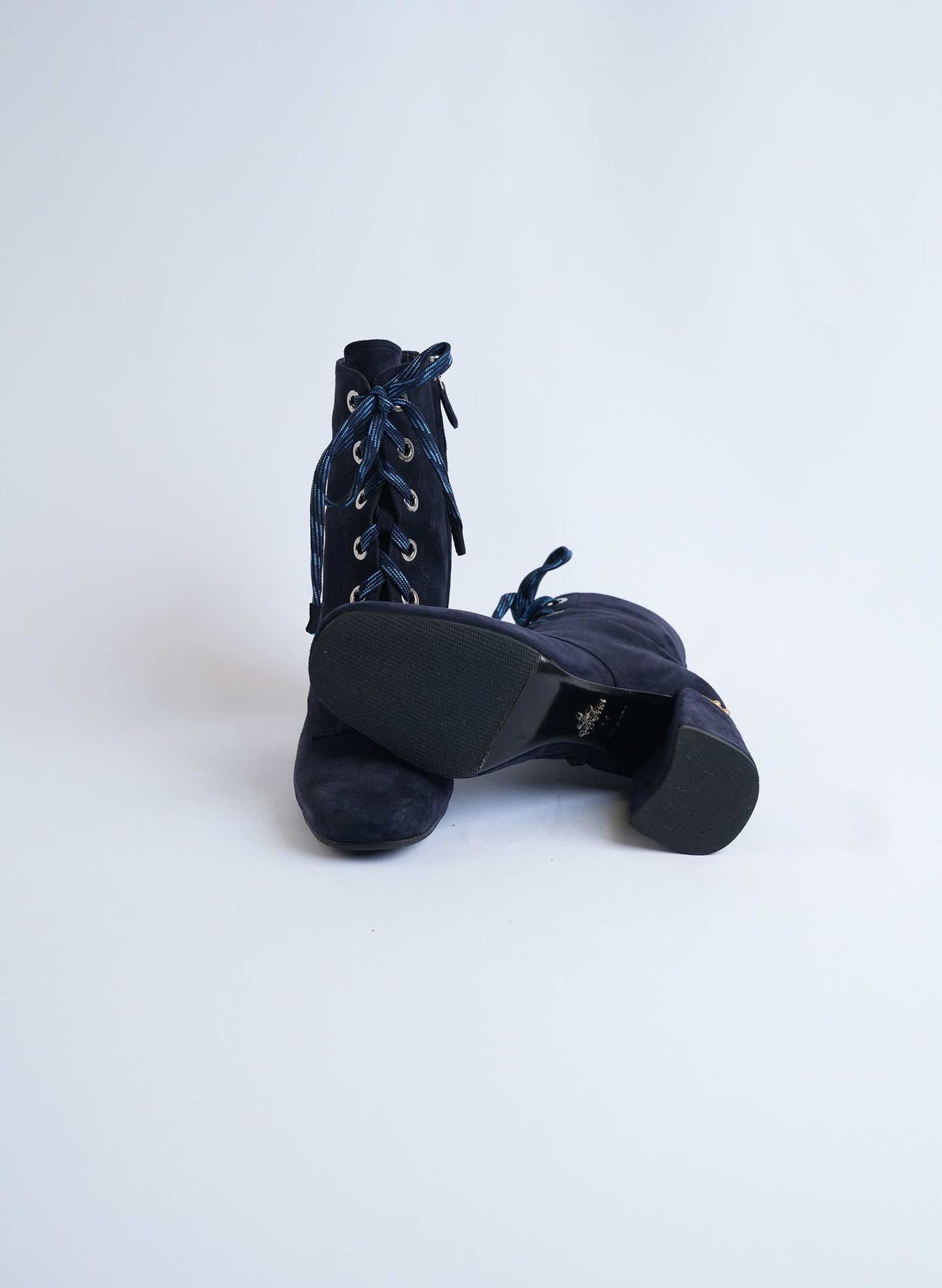 Prada Lace Up Boots