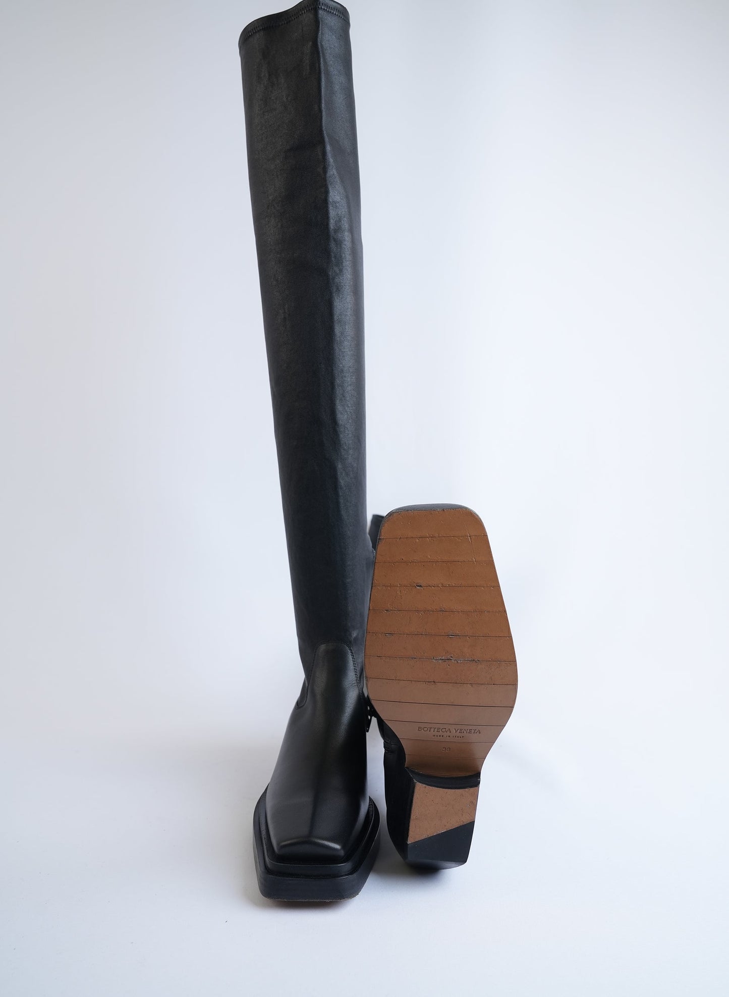Bottega Veneta Long Leather Boots