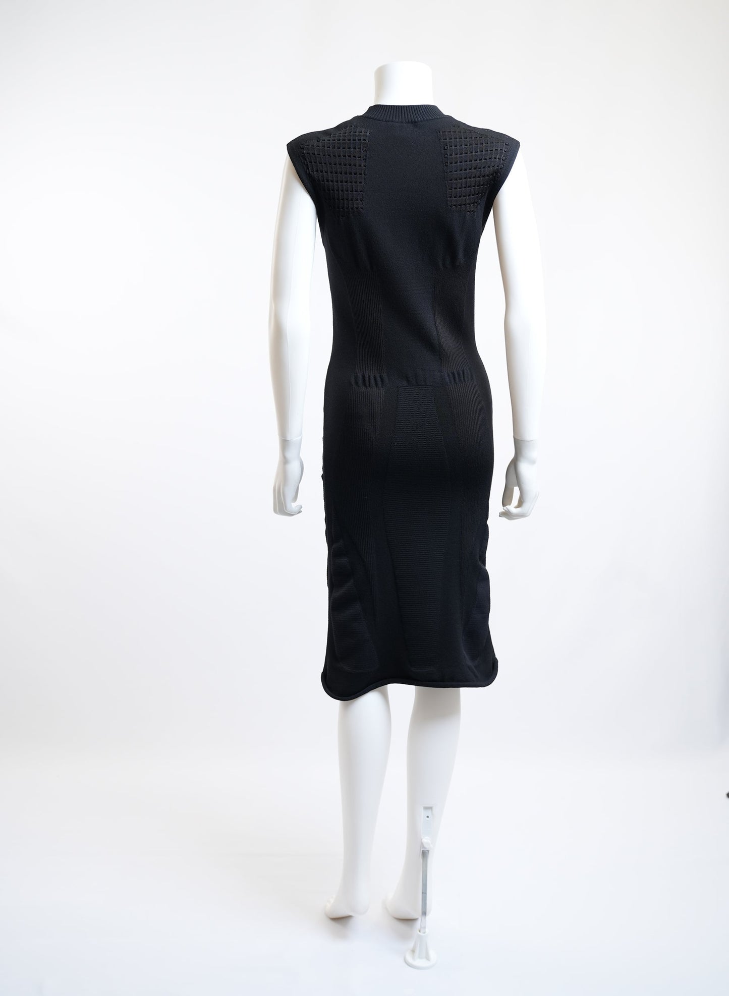 Louis Vuitton Black Midi Dress