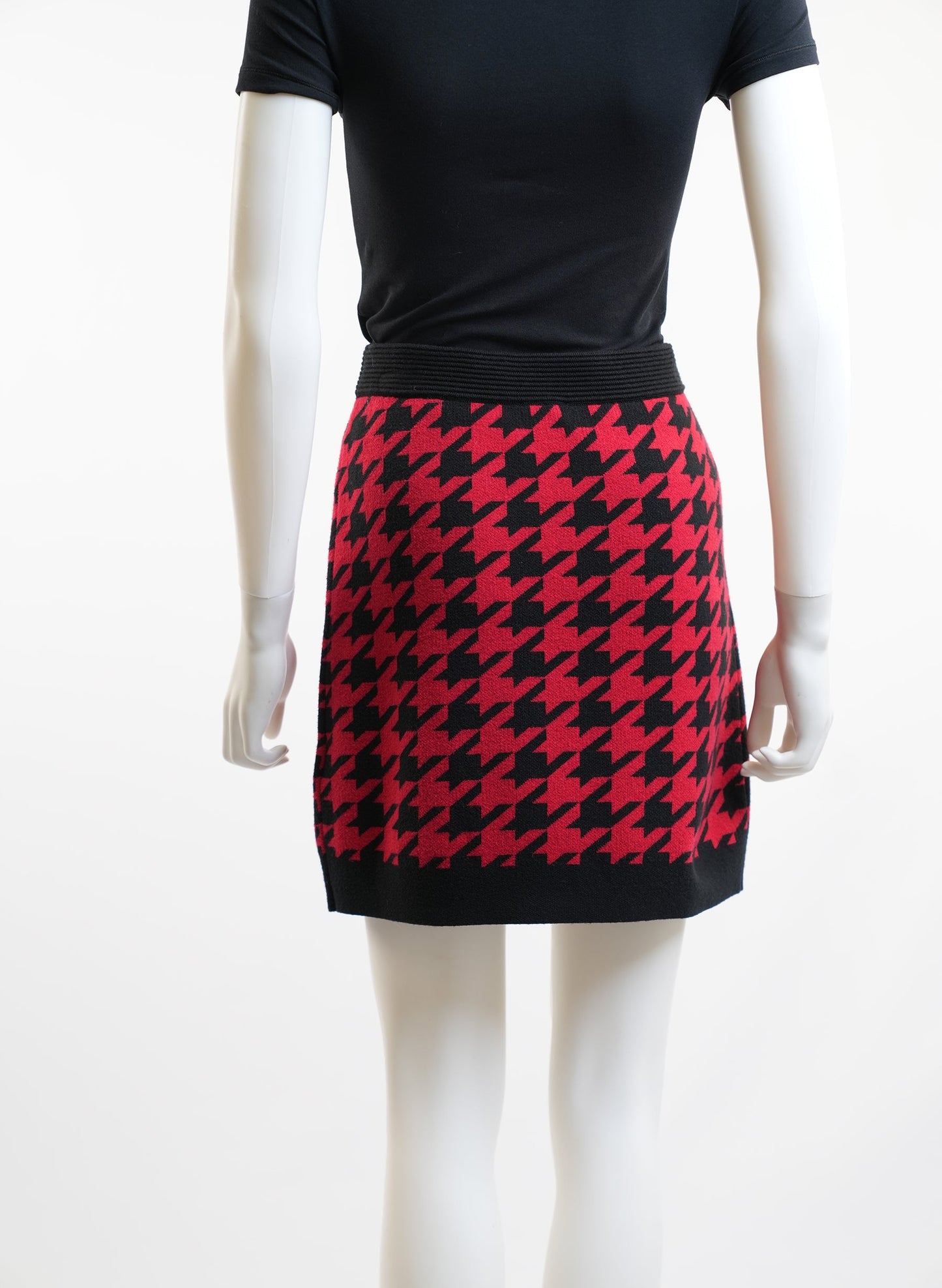 Claudie Pierlot Houndstooth Mini Skirt