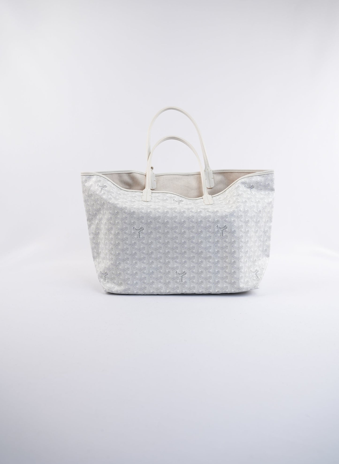 Goyard White Saint Louis GM Tote