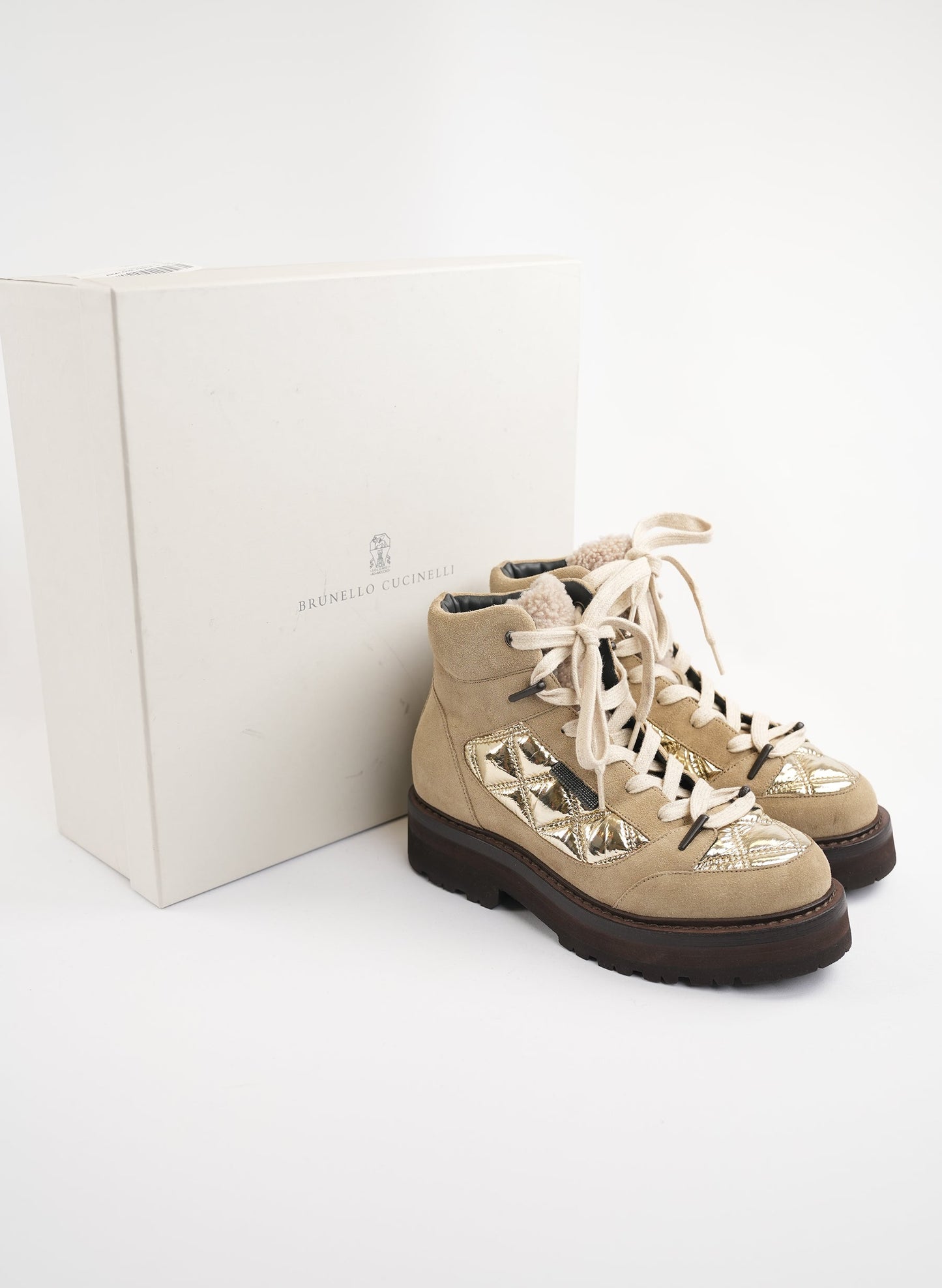 Brunello Cucinelli Monili Ankle Boots