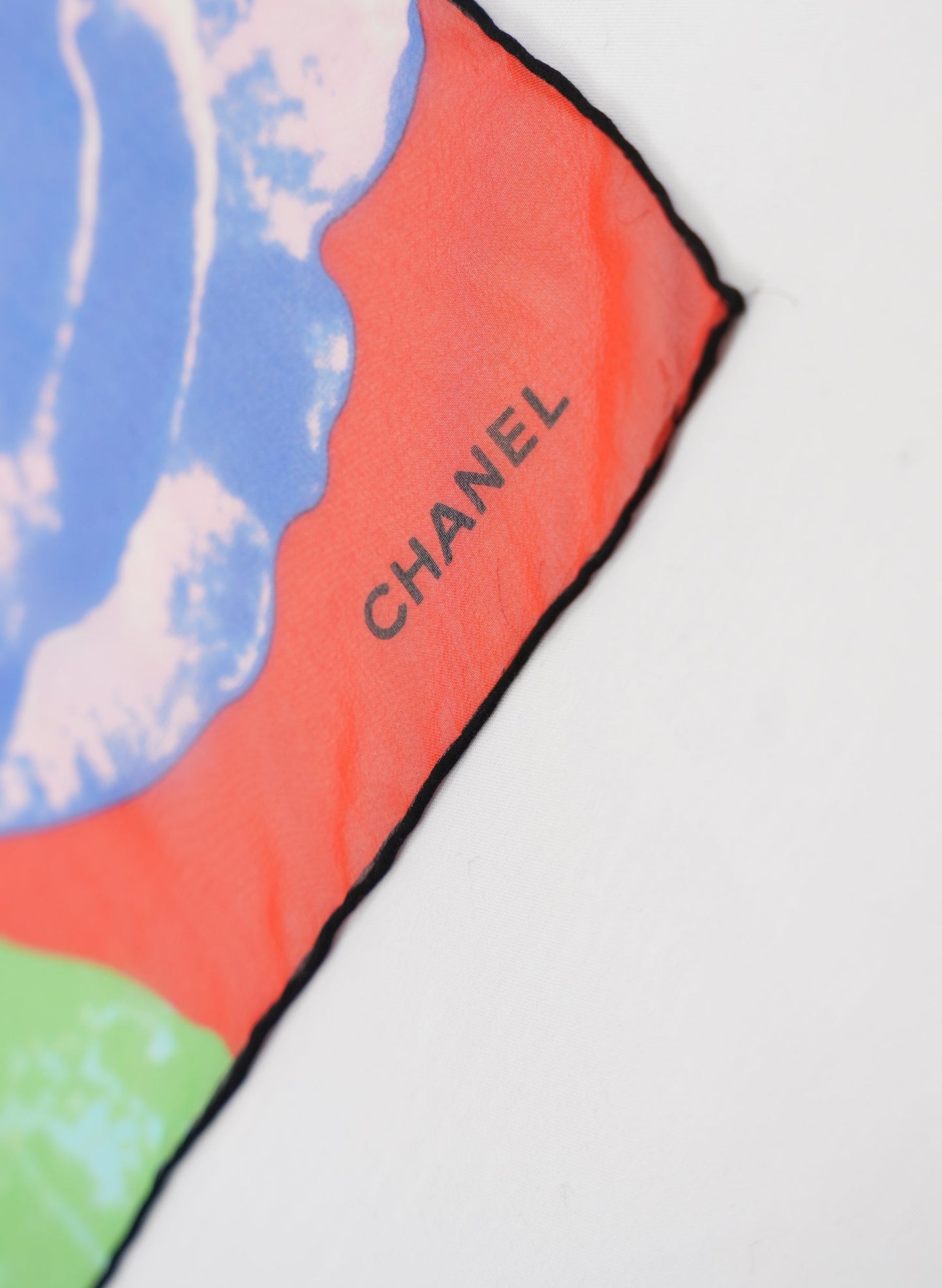 Chanel Camellia CC Scarf