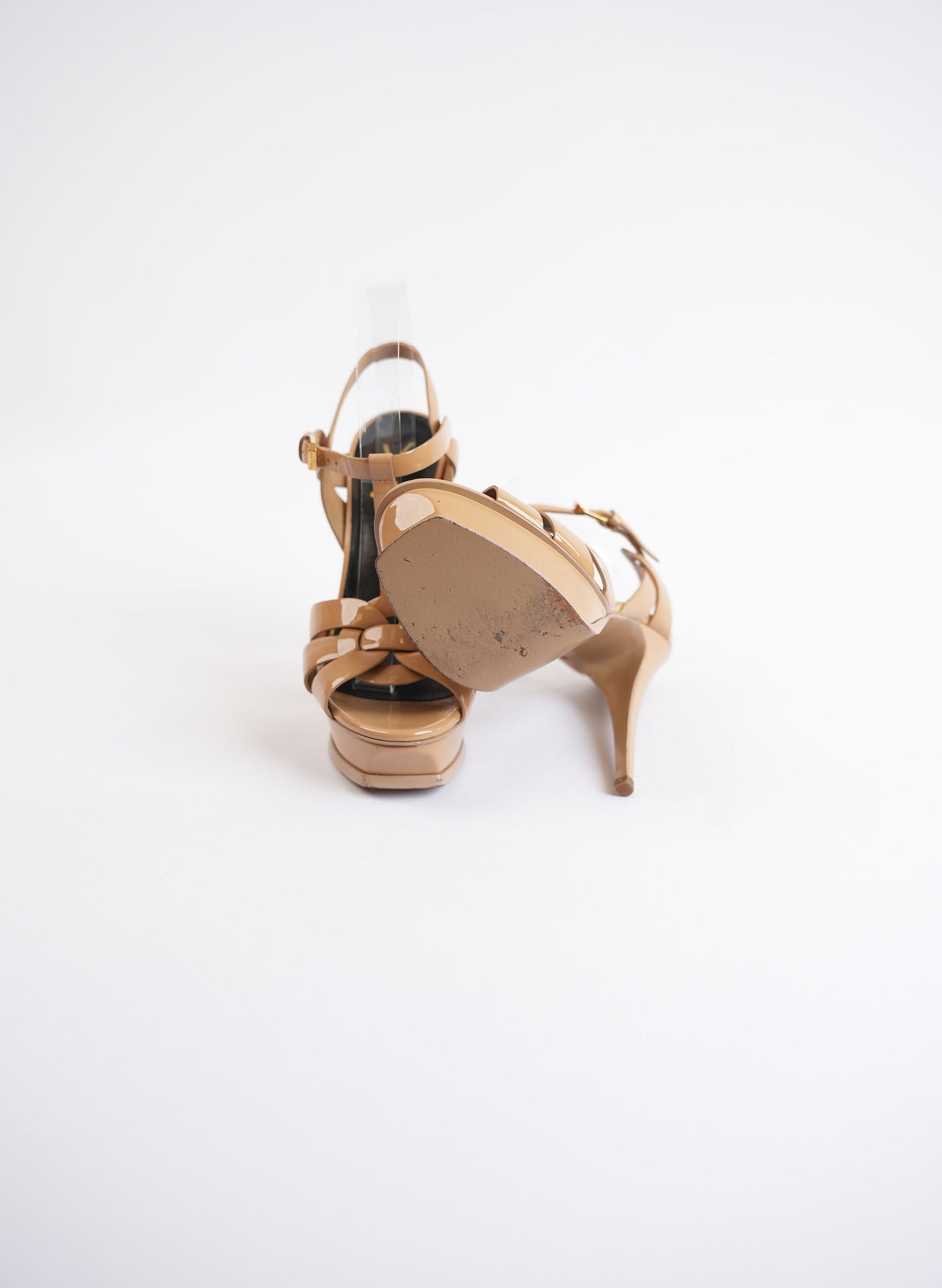 Saint Laurent Tribute Platform Patent Leather Heels