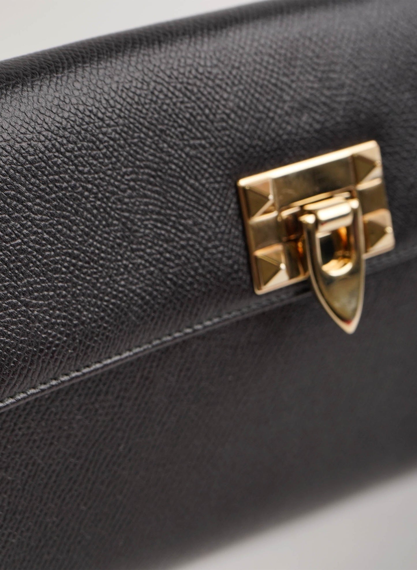 Valentino Rockstud Flap Clutch w/ Wristlet Strap