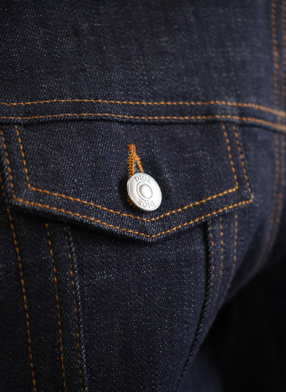 Christian Dior Oblique Raw Denim Jacket