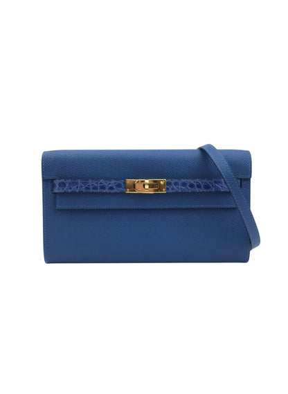 Hermes Kelly To Go Touch Wallet Mykonos Epsom