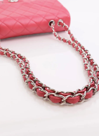 Chanel Classic Single Flap Jumbo Pink Caviar