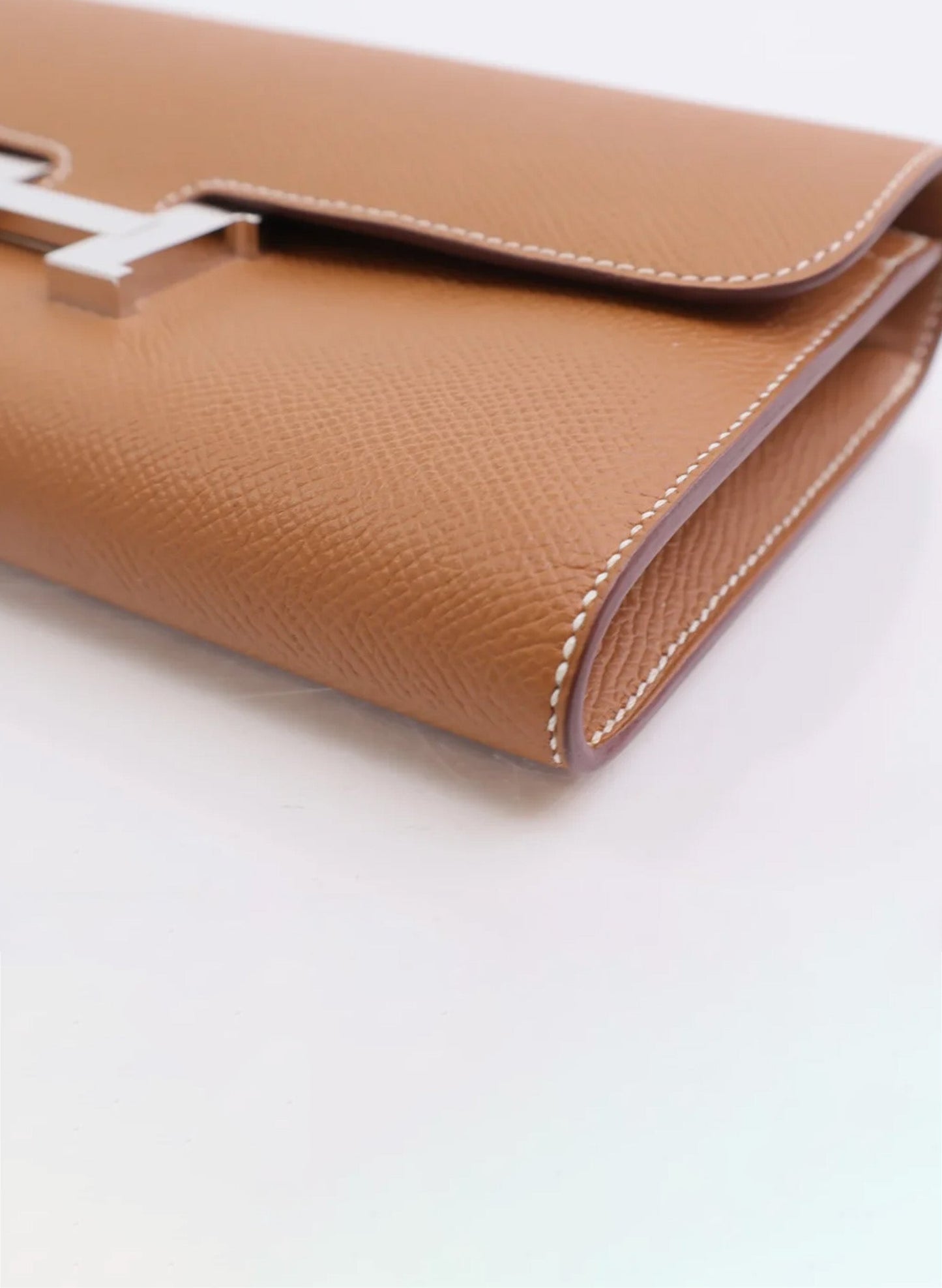 Hermes Constance Wallet Gold Epsom