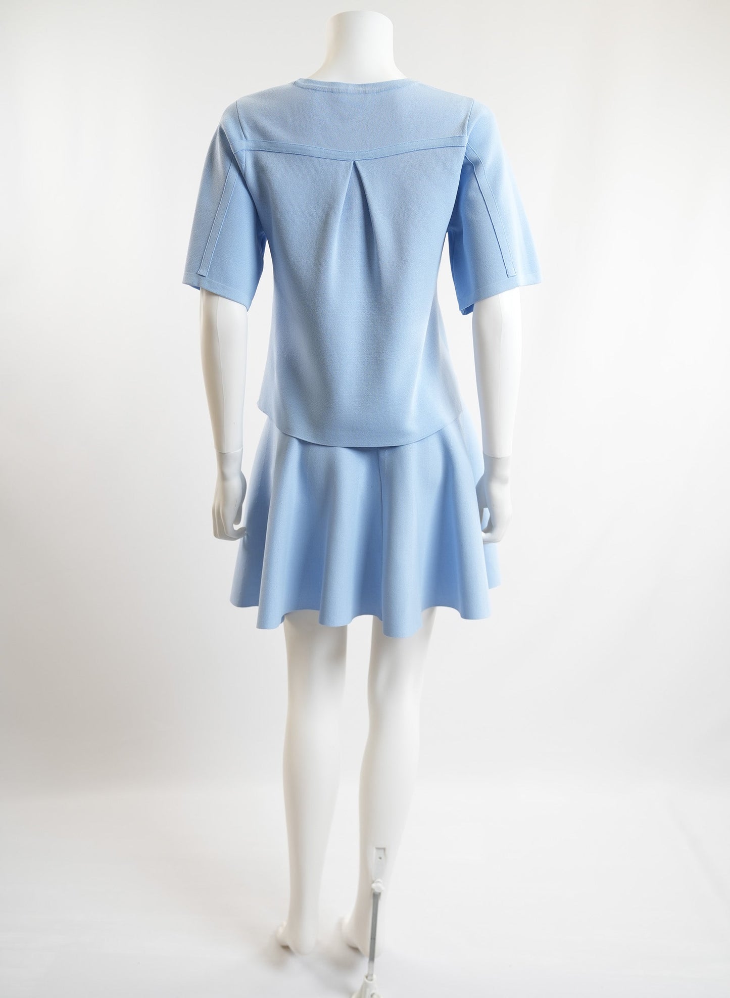 Jonathan Simkhai Light Blue Shirt and Skirt Set