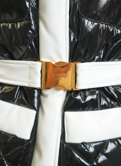 Balmain Belted Padded Jacket