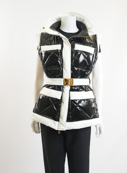 Balmain Belted Padded Jacket
