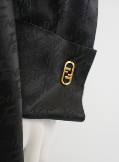 Fendi Black Silk Dress
