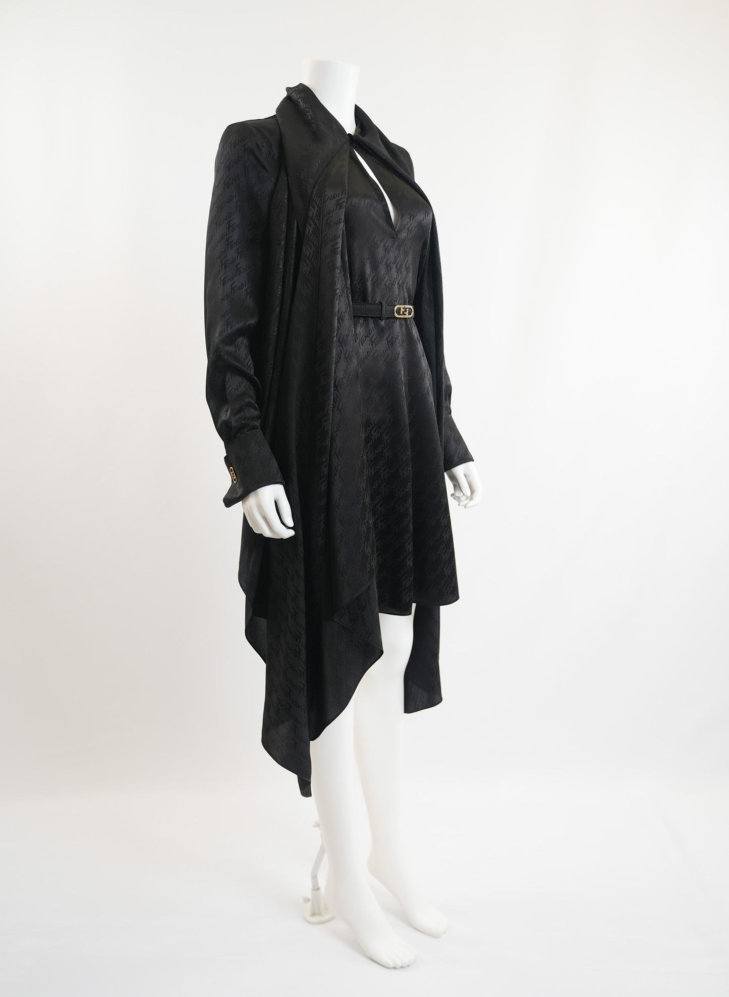 Fendi Black Silk Dress