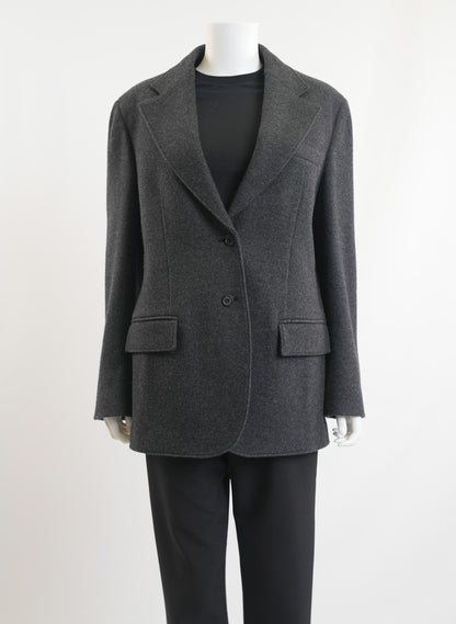 Prada Single Breasted Wool Jacket