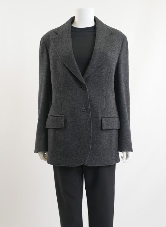 Prada Single Breasted Wool Jacket