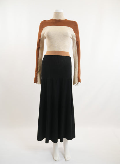 Chloe Colourblock Intarsia Knit Dress