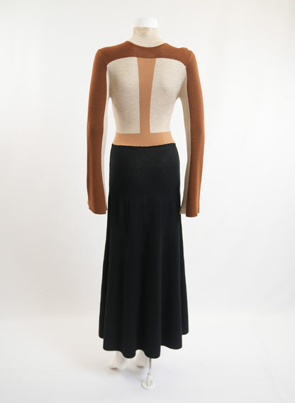 Chloe Colourblock Intarsia Knit Dress