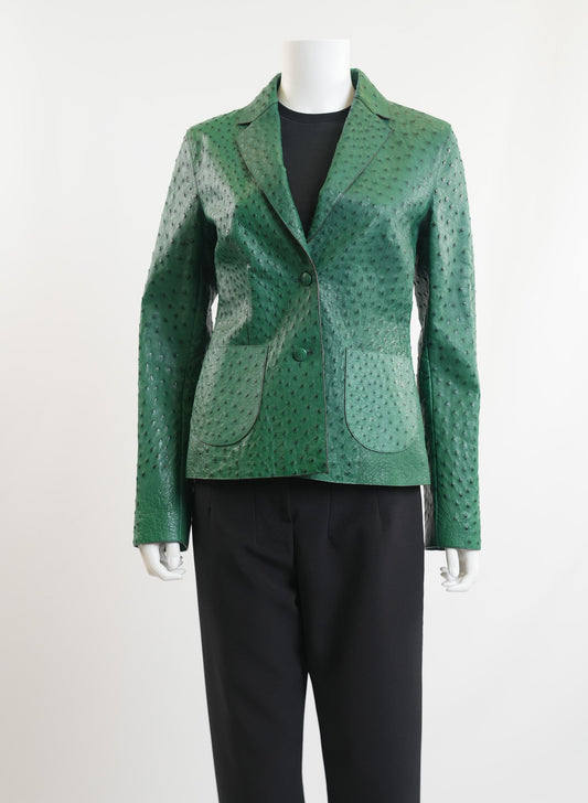 Prada Ostrich Jacket