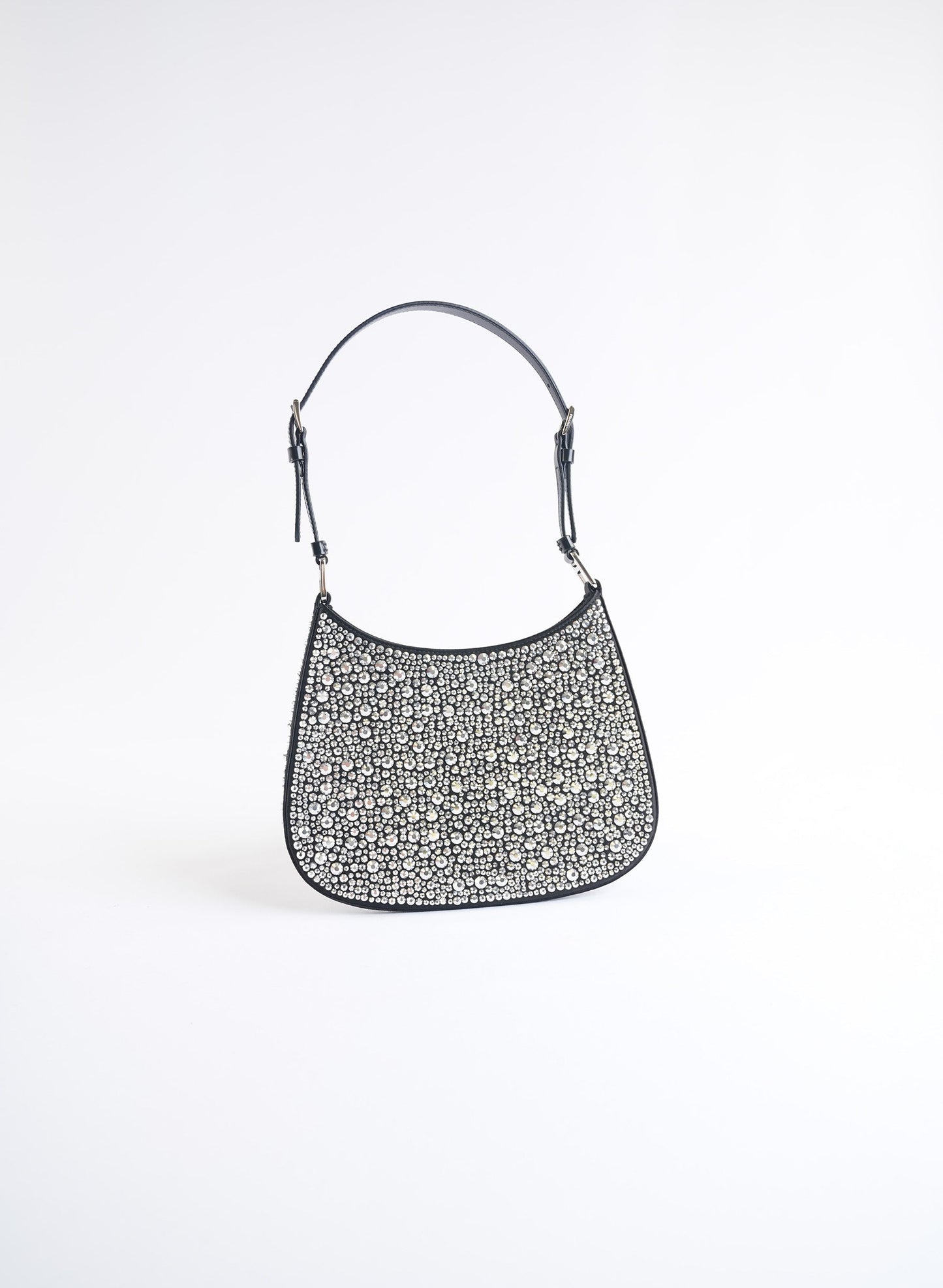 Prada Cleo Satin Bag With Crystals