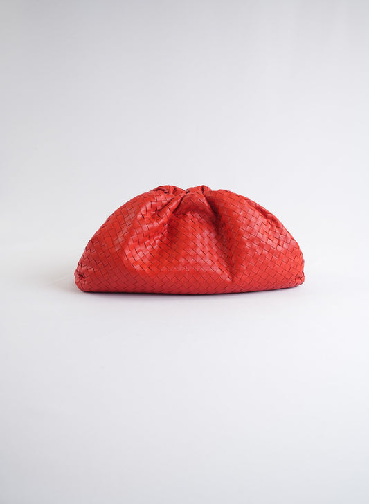 Bottega Veneta Intrecciato Leather Clutch