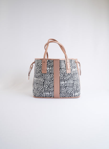 MCM Reversible Rose Gold Liz Shopper Bag