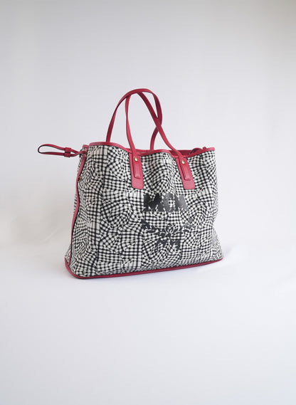 MCM Reversible Red Liz Shopper Bag