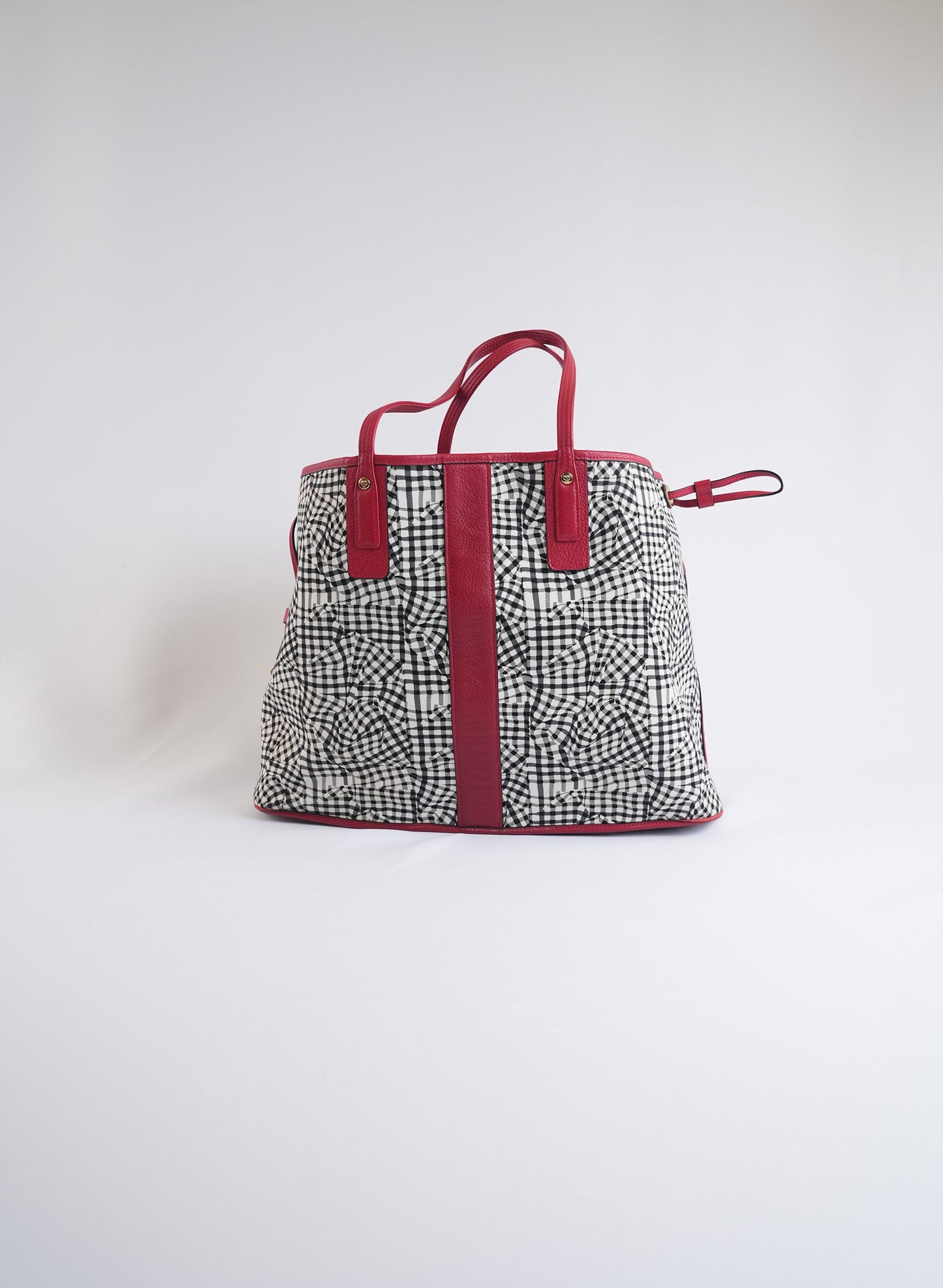 MCM Reversible Red Liz Shopper Bag