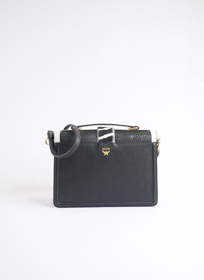MCM Zebra Print Shoulder Bag