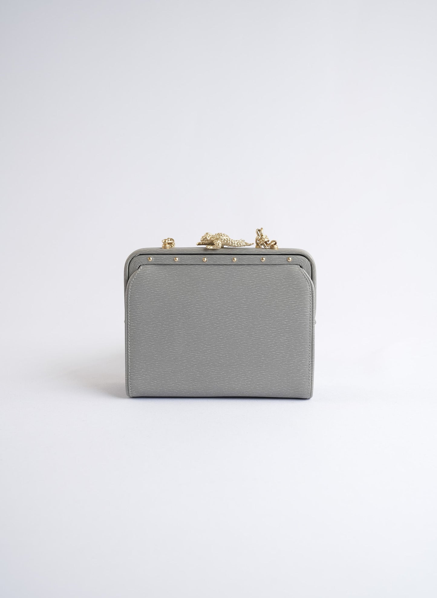 Kieselstein Cord Grey Frog Bag