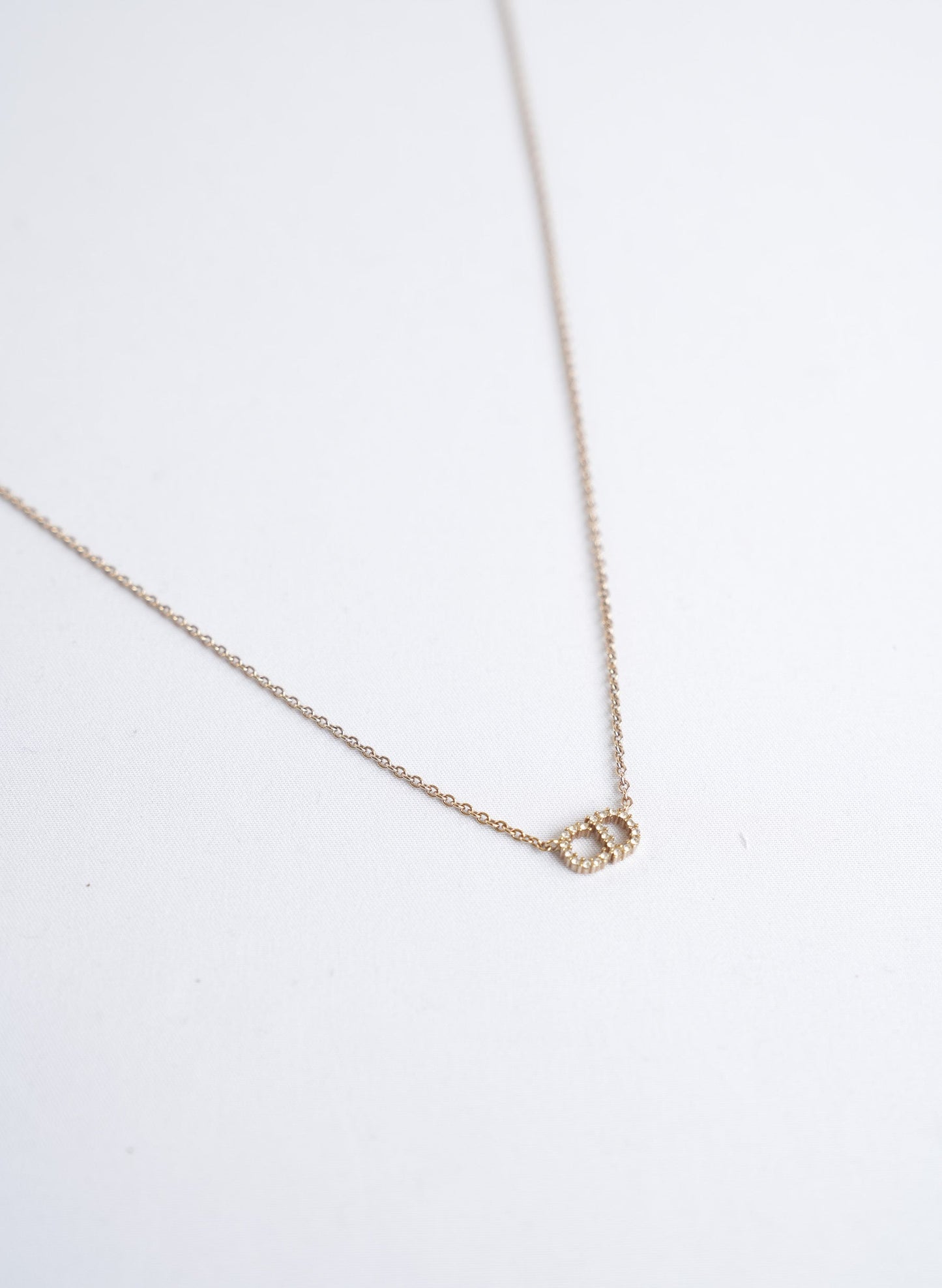 Christian Dior Petit CD Necklace