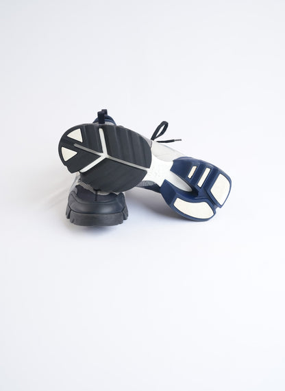 Christian Dior D-Connect Navy Sneakers
