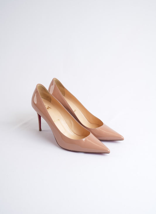Christian Louboutin 85 Kate Patent Leather Heels