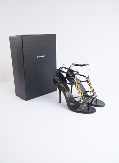 Saint Laurent Cassandra 100 Leather Heels
