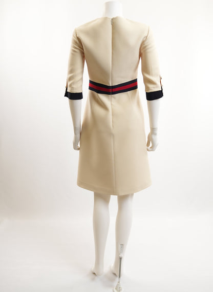 Gucci Grosgrain Trimmed Dress