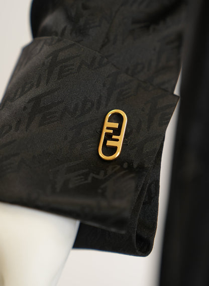 Fendi Silk Black Dress