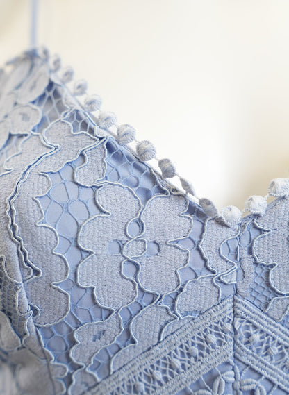 Lover Blue Lace Dress