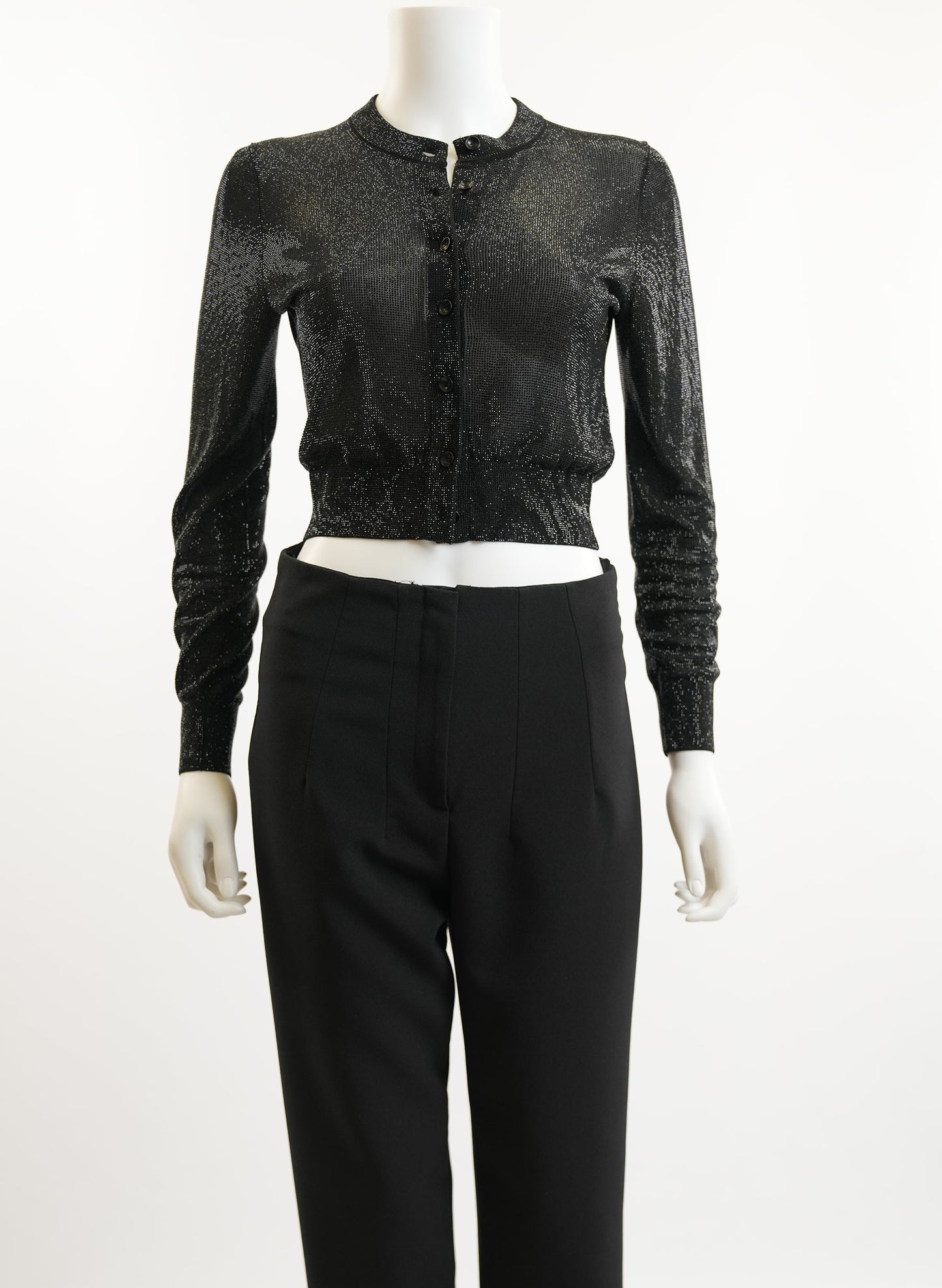 Alexander Wang Beaded Cropped Cardigan