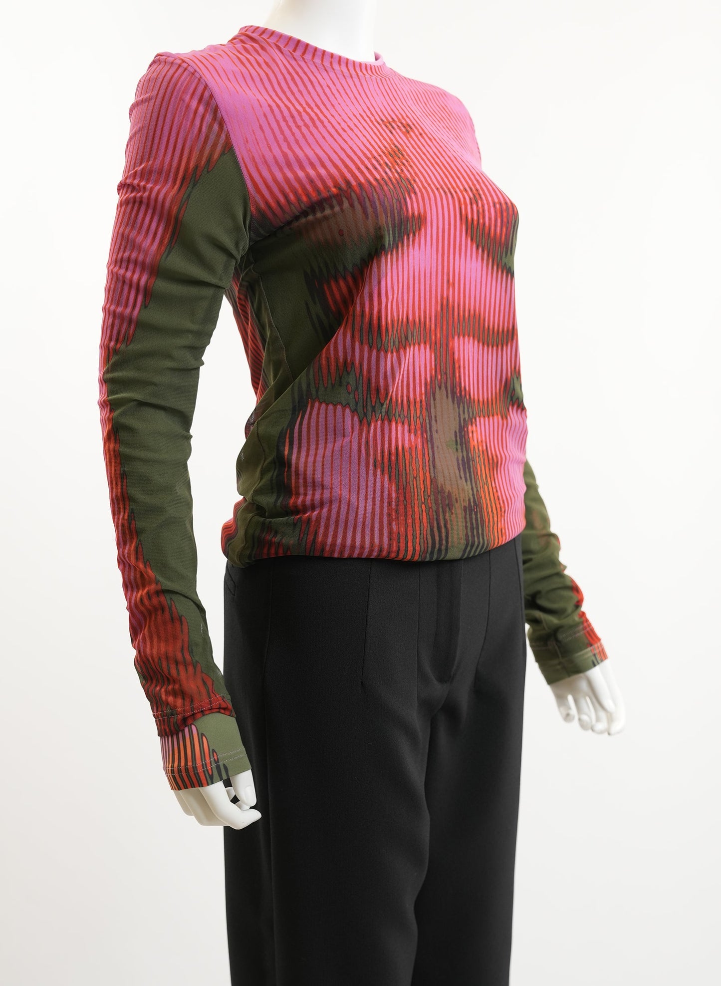 Jean Paul Gaultier Body Morph Mesh Unisex Top